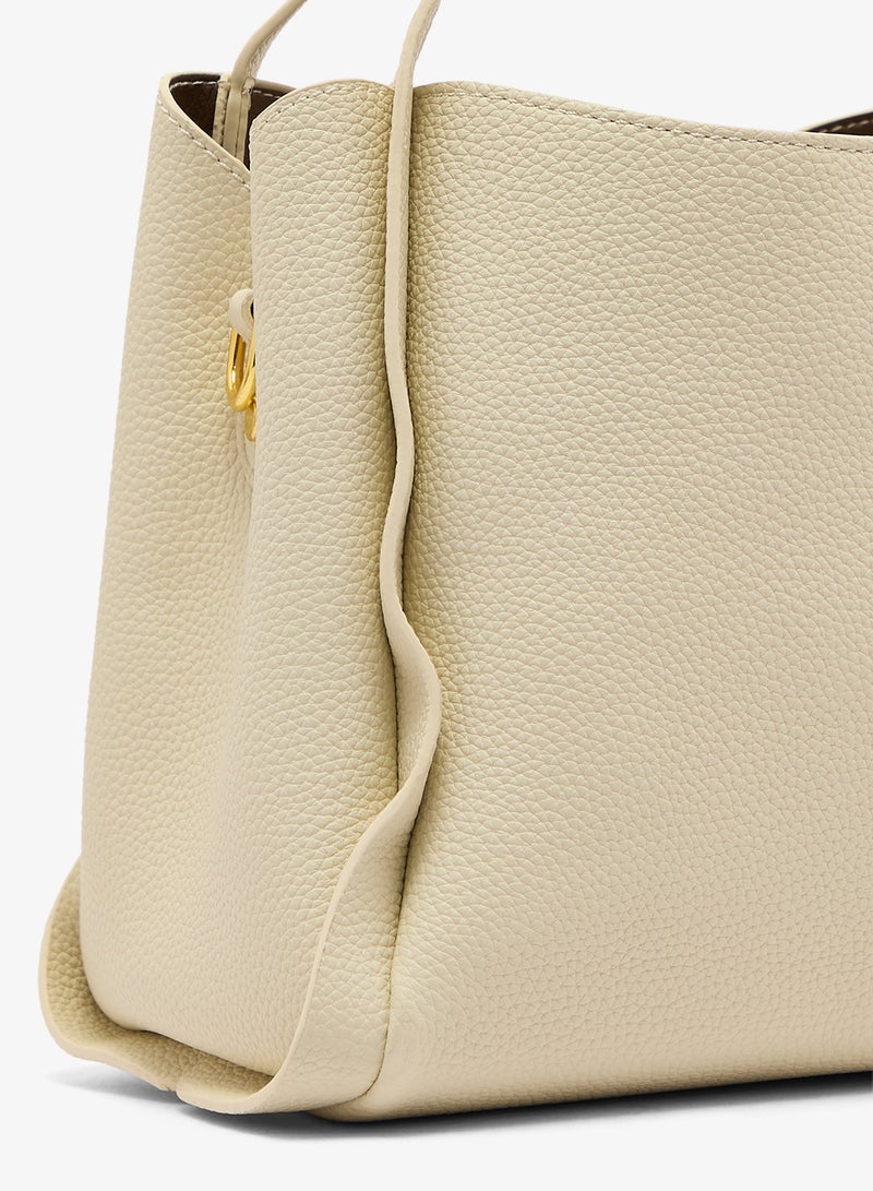 ELLA bucket bag with top handle and strap - Image 3